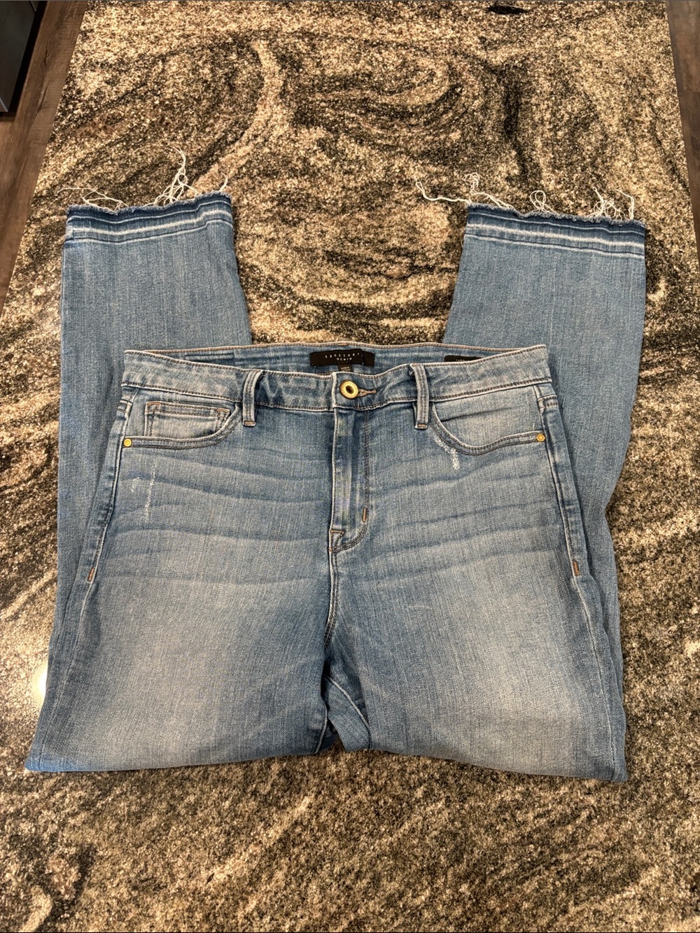 Light Wash Women’s Jeans - Raw Hem